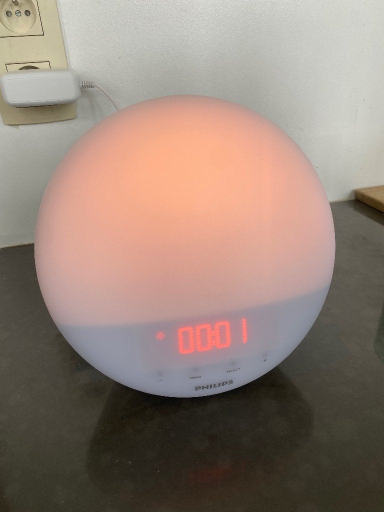 Philips Wake-up light, Elektronische apparatuur, Wekkers, Ophalen of Verzenden, Zo goed als nieuw