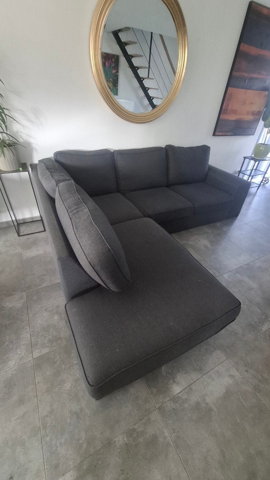 Canapé L en deux parties à vendre 
Prix : 350 €, Maison & Meubles, Enlèvement ou Envoi