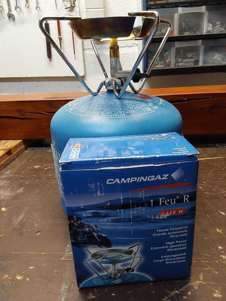 Camping, Ophalen, Zo goed als nieuw