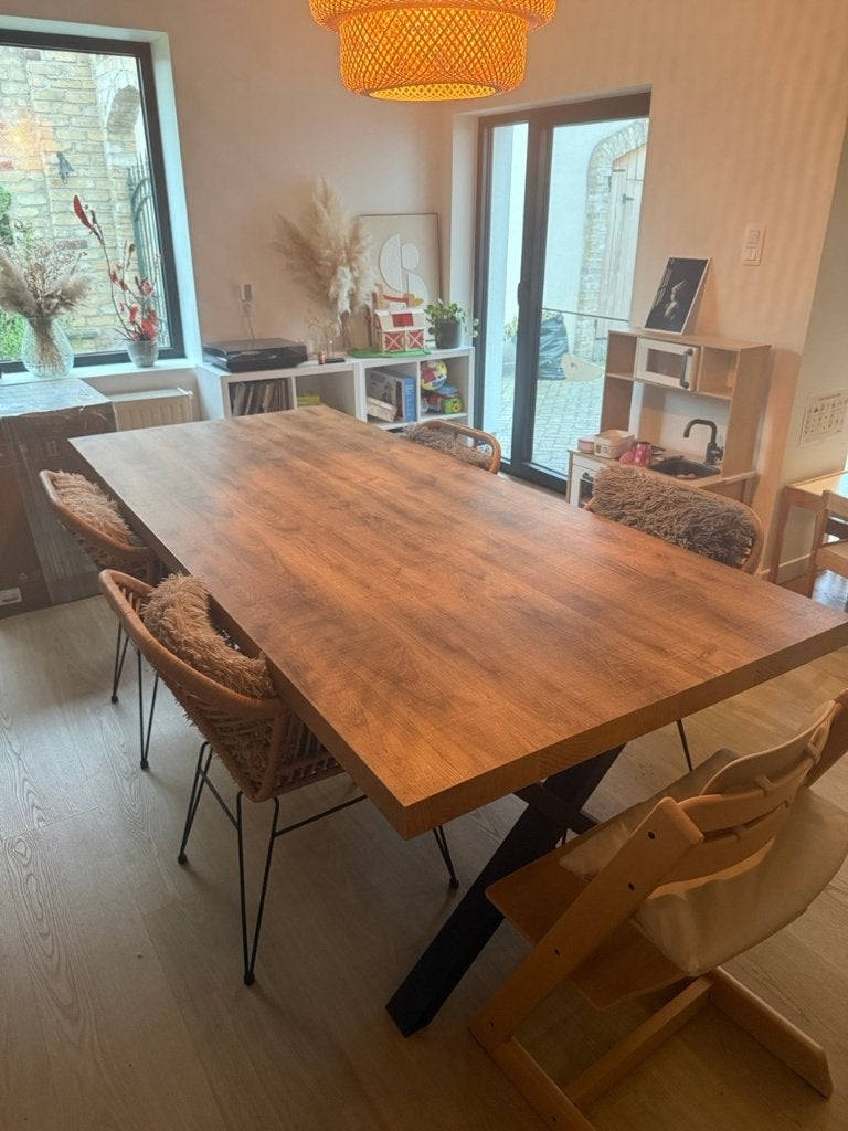 Dressoir + tafel + stoelen, Ophalen of Verzenden, Gebruikt
