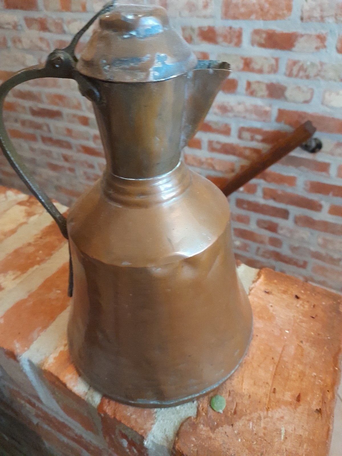 Antieke koperen pot, Antiek en Kunst, Ophalen
