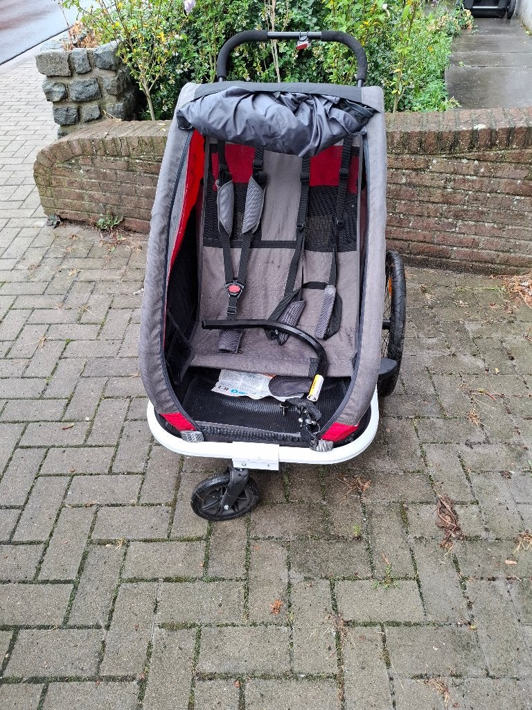 Remorque velo, Vélos & Vélomoteurs, 20 à 40 kg, Comme neuf, Enlèvement, Remorque pour enfant