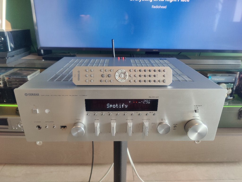 Yamaha R-N602 Musiccast, Audio, Tv en Foto, Ophalen, Yamaha, Zo goed als nieuw, 60 tot 120 watt