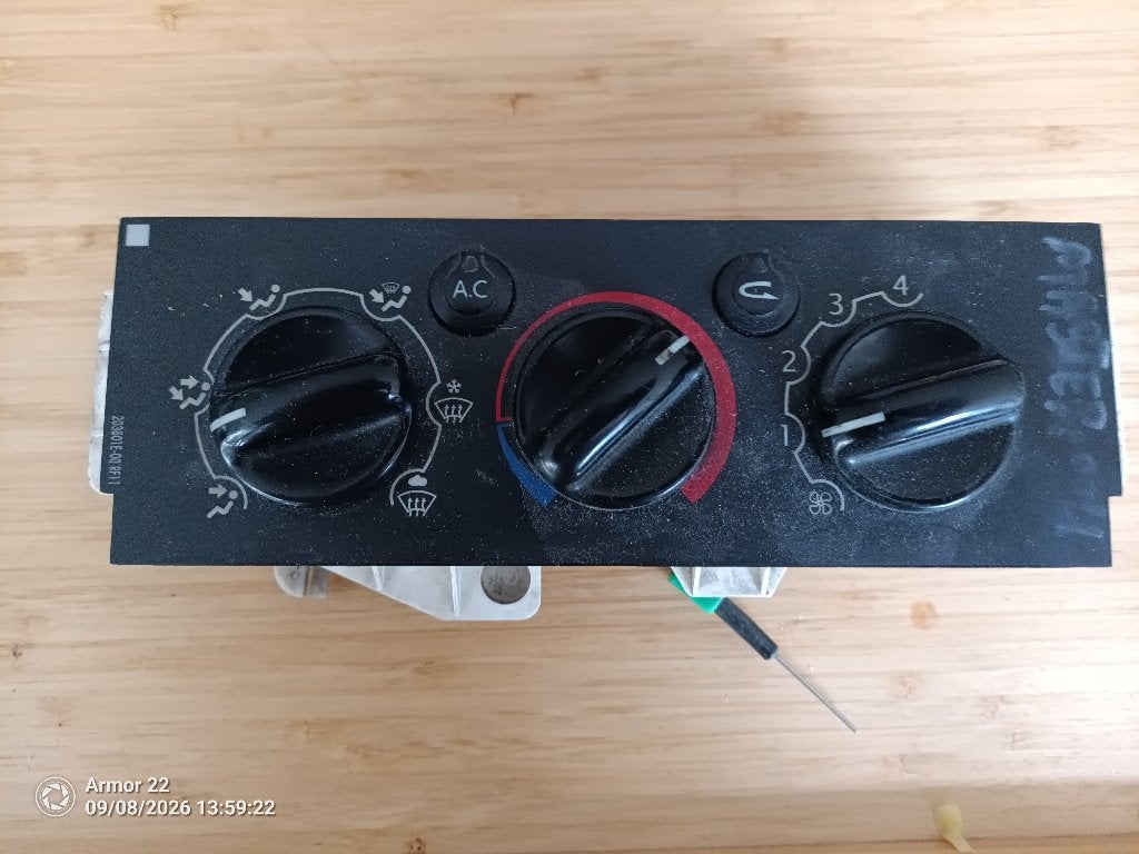Renault Master 2007 bediening verwarming, Ophalen of Verzenden, Gebruikt, Renault