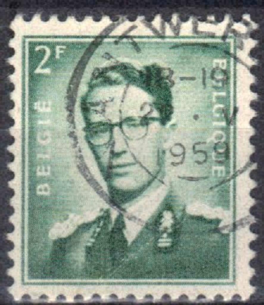 Belgique 1958 - Yvert/OBP 1066 - Roi Baudouin (ST), Envoi, Affranchi, Oblitéré, Maison royale