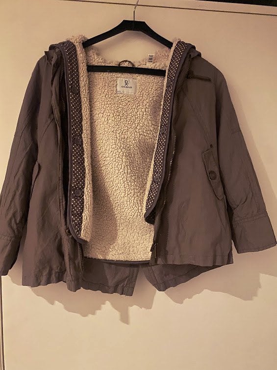 2 delige meisjes jas met kap Okaïdi Mt 128, Kinderen en Baby's, Kinderkleding | Maat 128, Ophalen of Verzenden, Jas