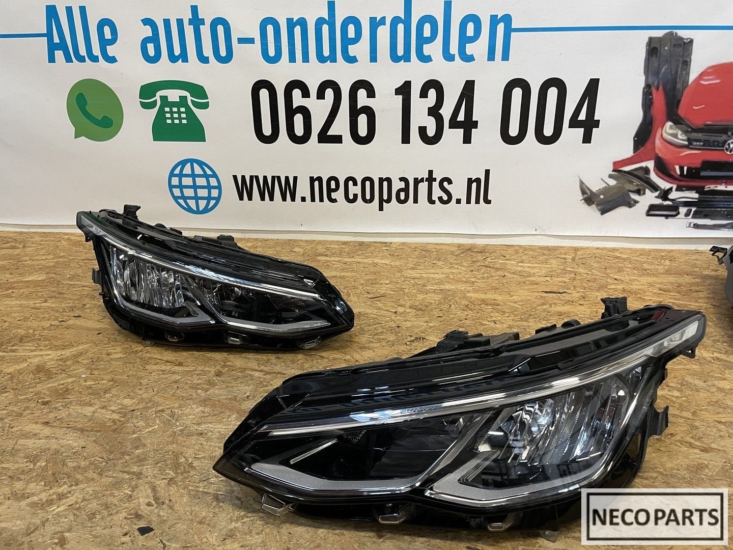 VW GOLF 8 LED KOPLAMP KOPLAMPEN ORIGINEEL COMPLEET, Volkswagen, -, Utilisé, -