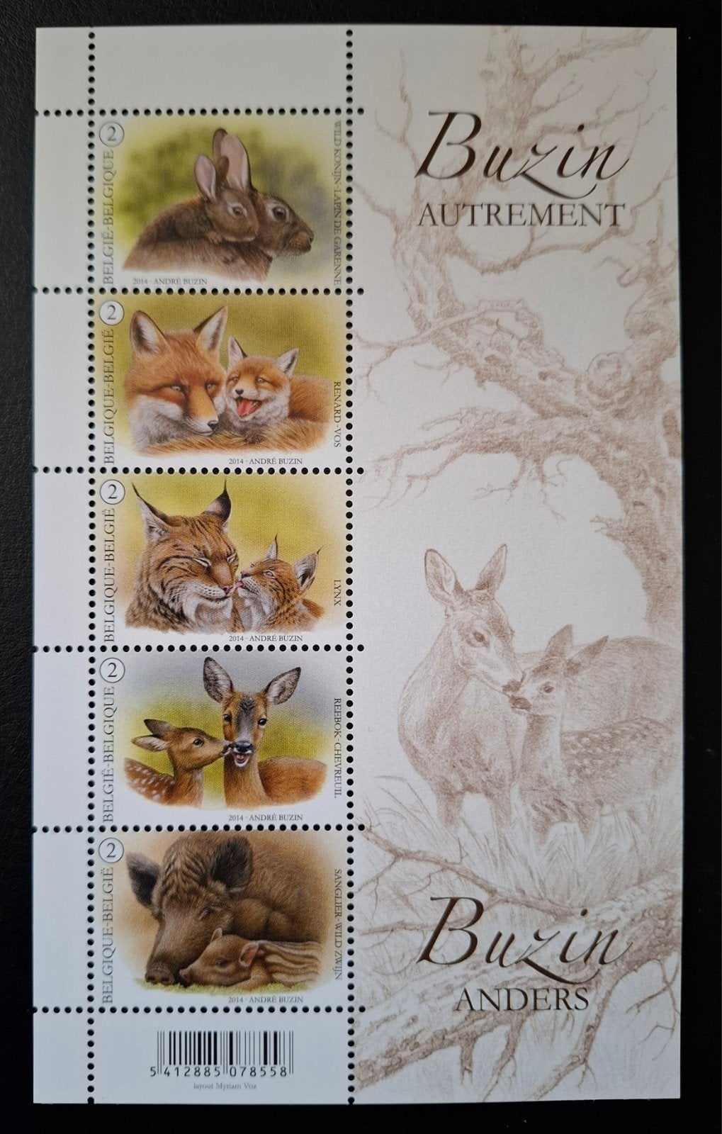 België: OBP 4399/03-BL214 ** Buzin anders 2014., Frankeerzegel, Ophalen of Verzenden, Zonder stempel, Postfris