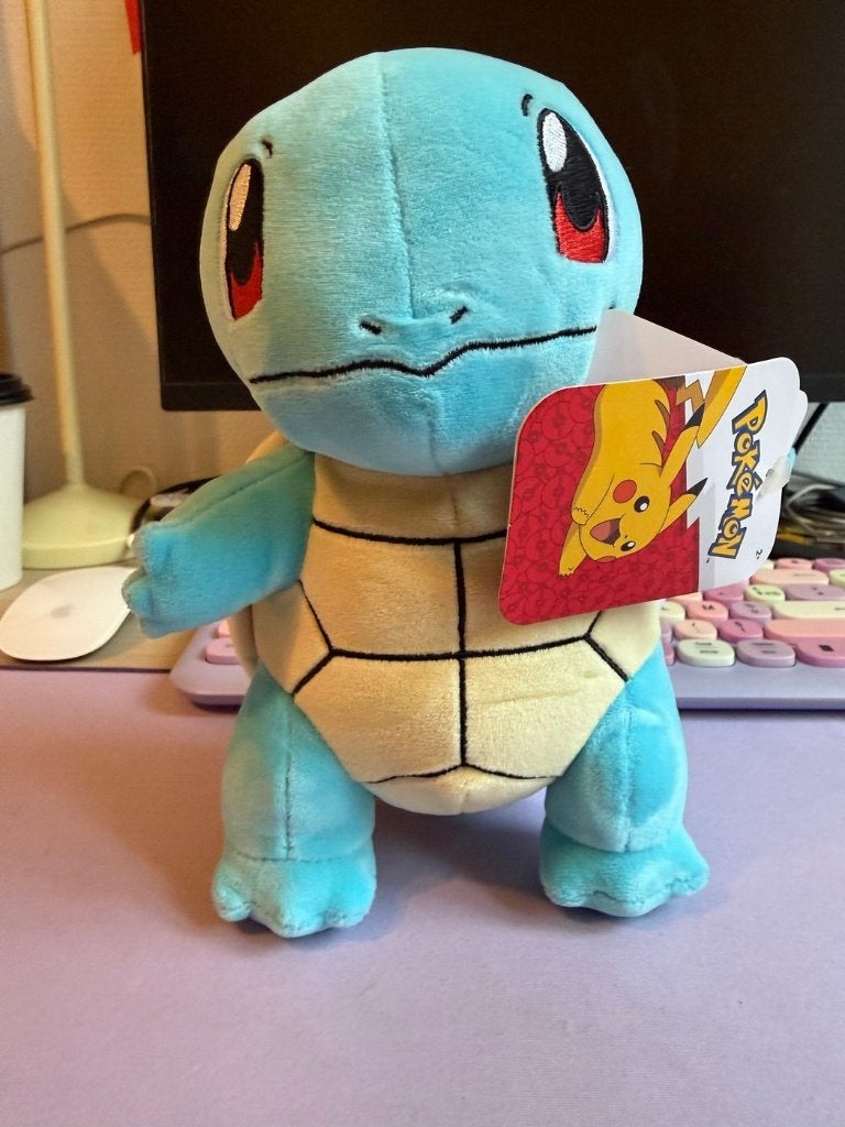 Peluche Pokemon Carapuce 20 cm neuve avec etiquette, Overige merken, Overige typen, Blauw, Nieuw