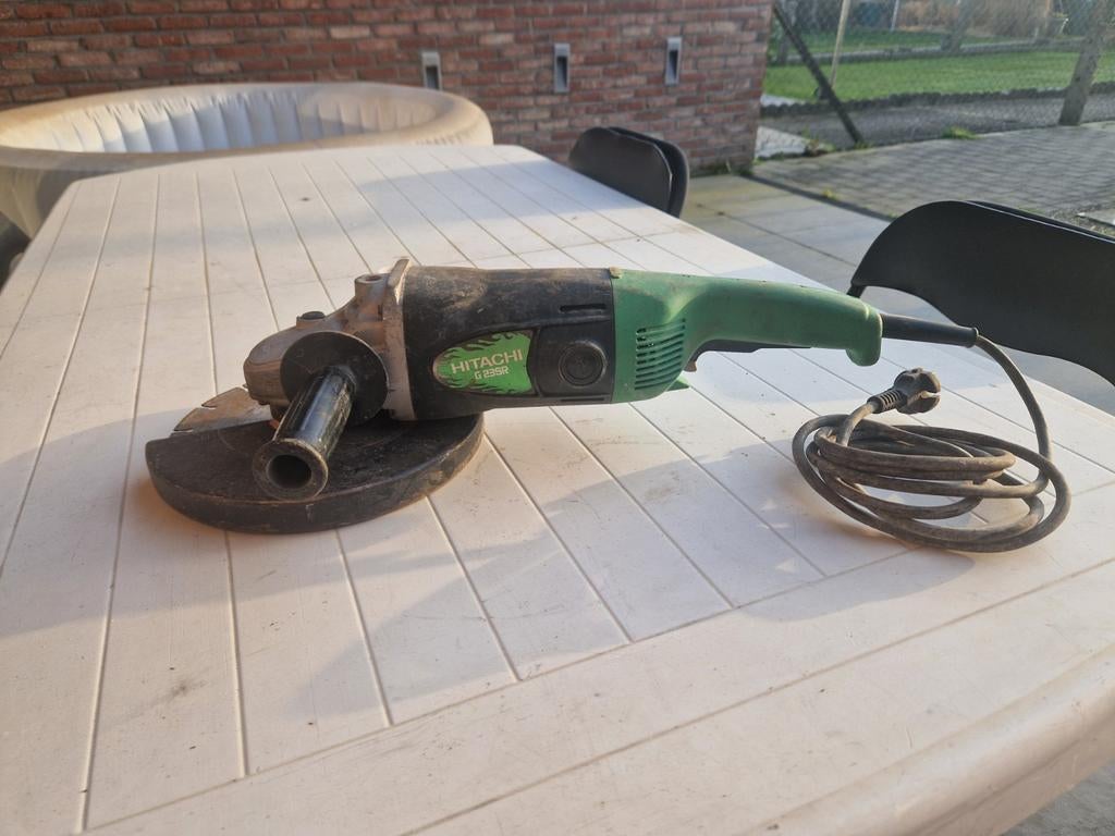 Hitachi G 23SR Slijpmachine, Ophalen, 1000 watt of meer, Haakse handslijpmachine