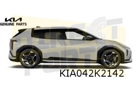Kia EV4 (10/25-) wielkuiplijst Rechts voor (bij park-assist), Kia, -, -, Nieuw