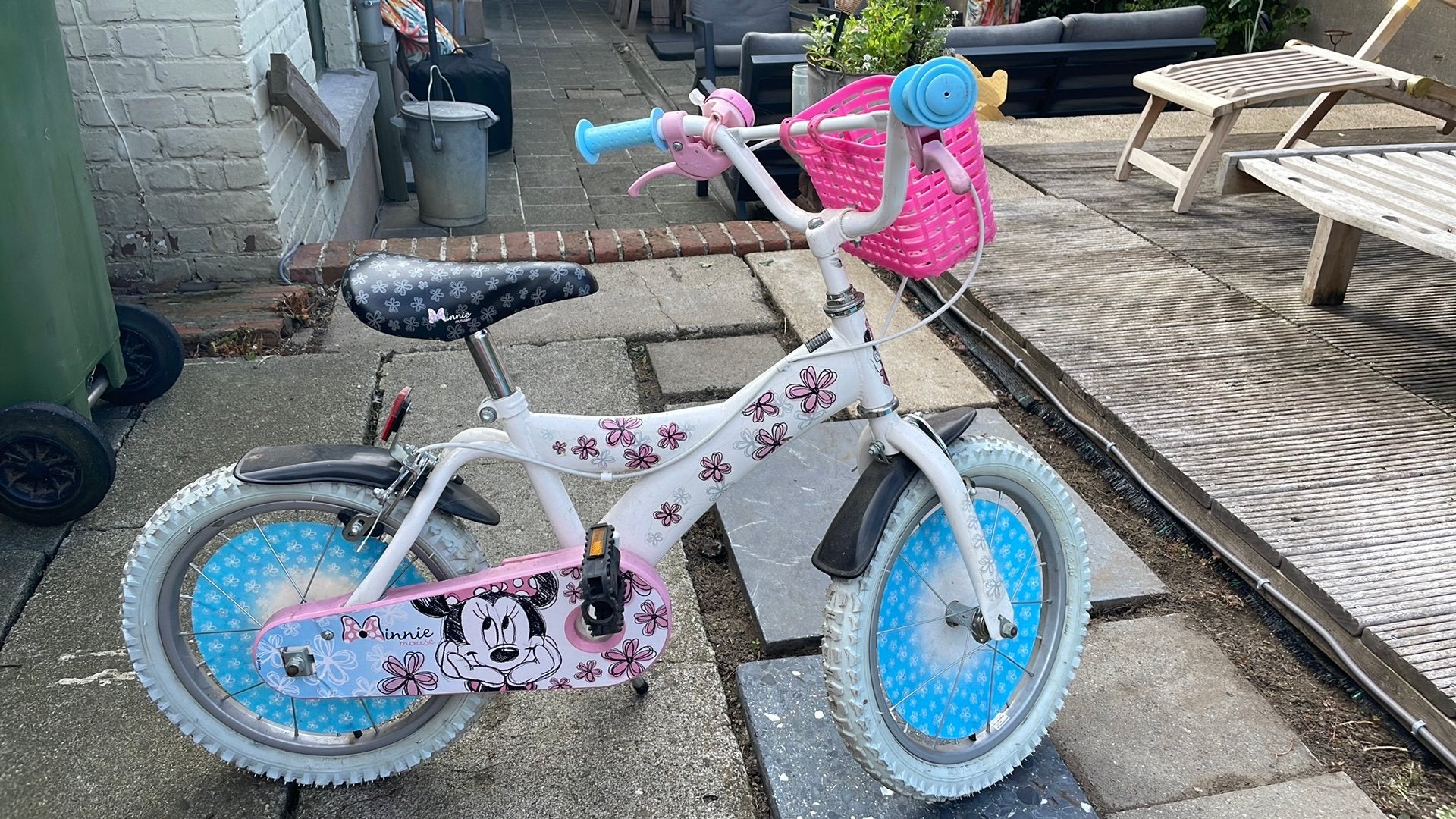 Minnie fiets, Enlèvement, Utilisé, Stabilisateurs