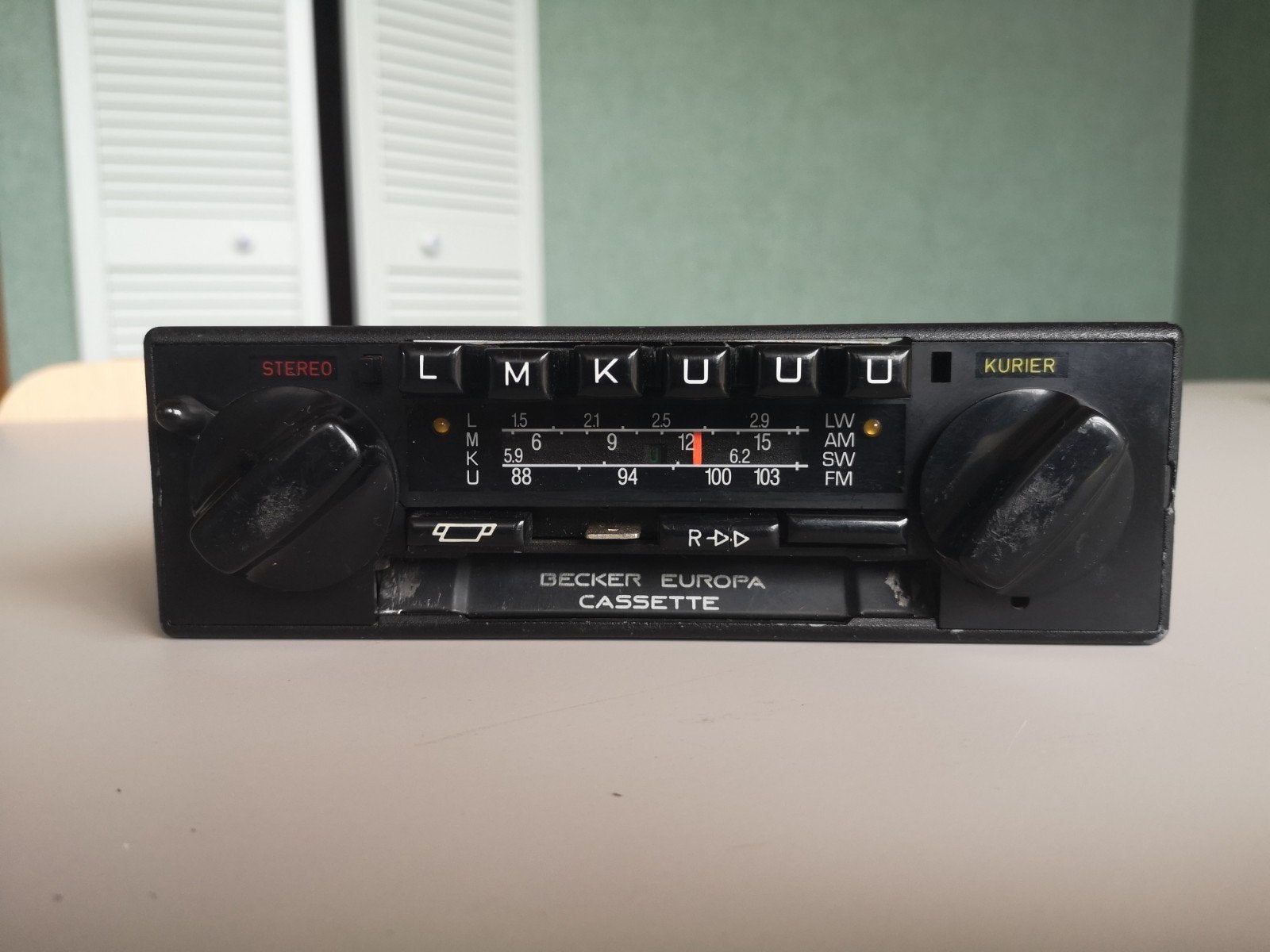Autoradio Becker Europa Kurier, Autos : Divers, Autoradios, Enlèvement ou Envoi