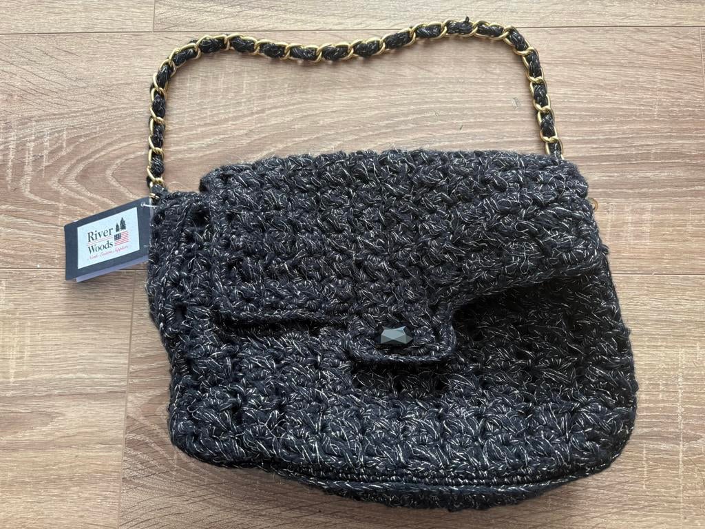 NIEUW! Handtas River Woods, Handtassen en Accessoires, Ophalen of Verzenden, Nieuw, Zwart, Handtas