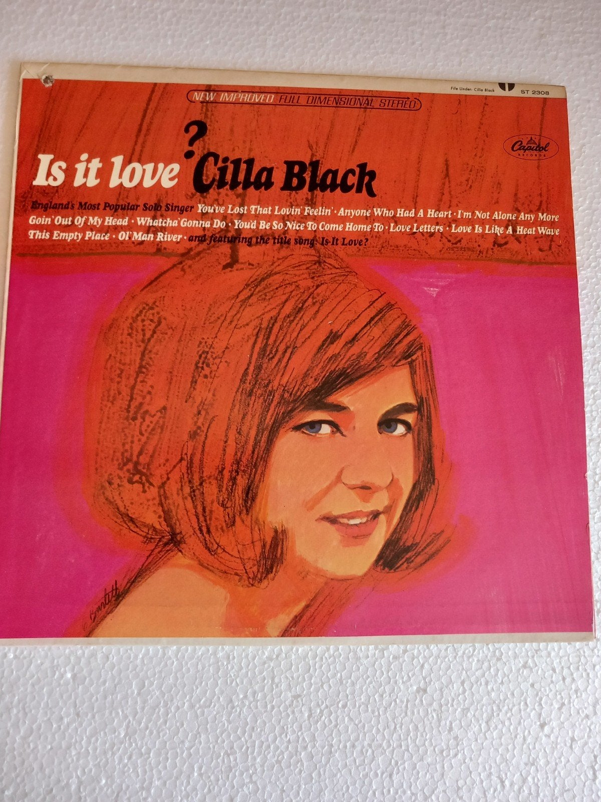 CILLA BLACK. IS IT LOVE . 1965 USA LP, LP
