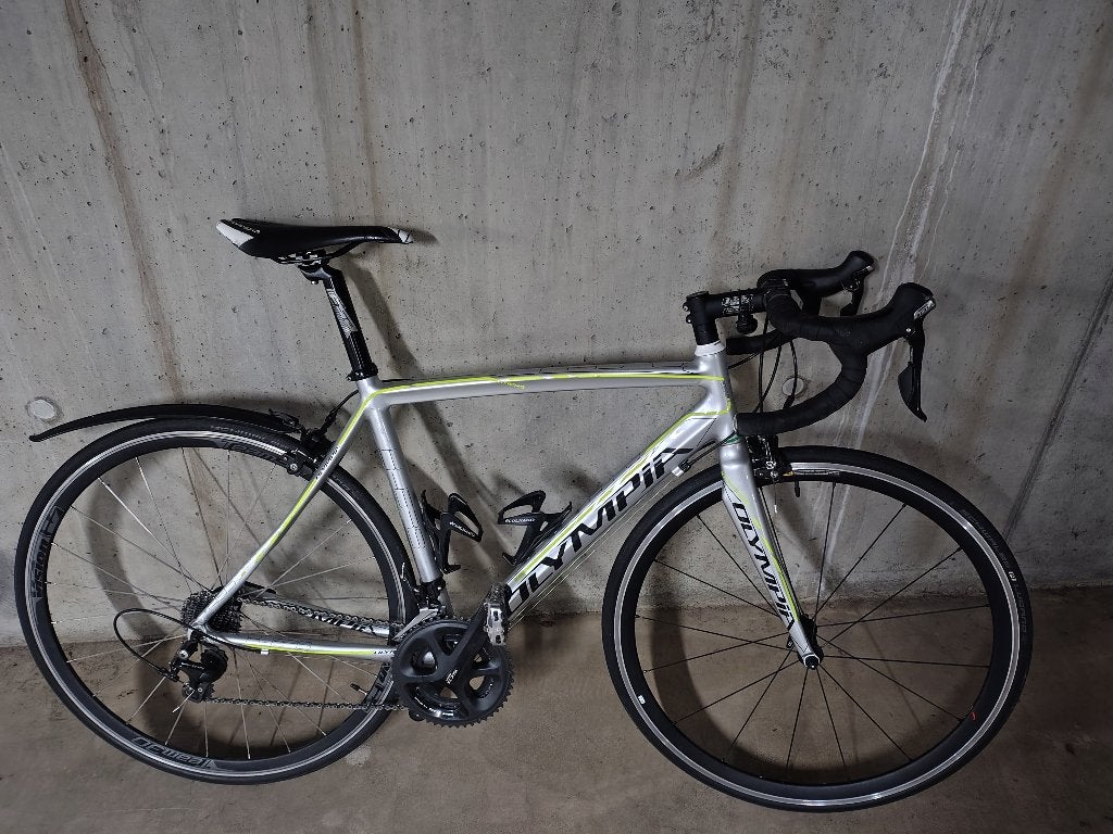 Aluminium koersfiets Olympia Shimano 105, Fietsen en Brommers, Gebruikt, Aluminium, 49 tot 53 cm, 15 tot 20 versnellingen