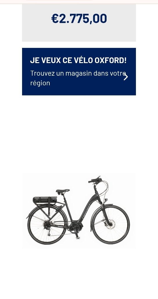 Oxford elektrische fiets, Gebruikt, 50 km per accu of meer, 55 tot 59 cm, Ophalen
