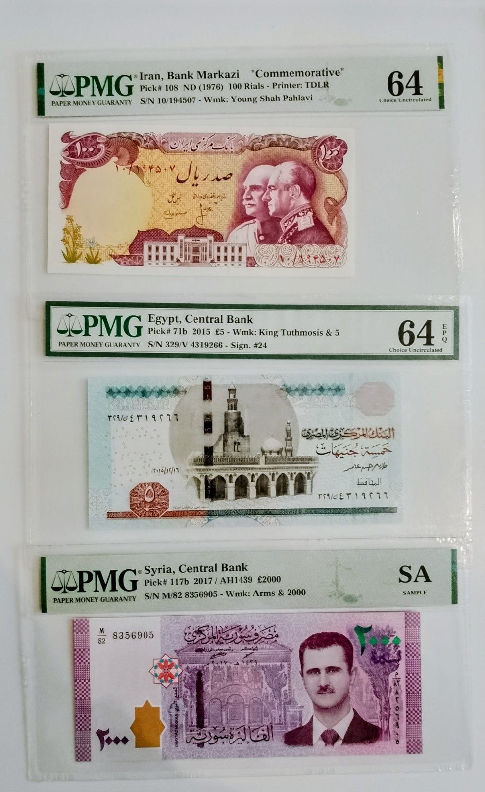 Ik verkoop gecertificeerde bankbiljetten van over de hele we, Timbres & Monnaies, Enlèvement ou Envoi