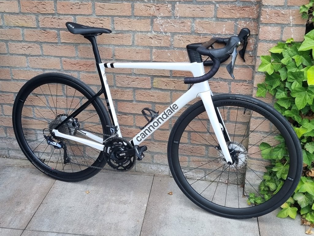 Cannondale (was €5500) Supersix Evo Mt 54 Ultegra Powermeter, Fietsen en Brommers, 28 inch, Carbon, Heren, Zo goed als nieuw