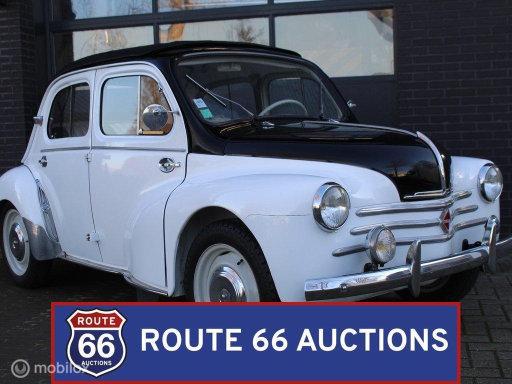 Renault 4CV Cabriolet | 1960 | Route 66 Auctions, Achat, Entreprise, Autre carrosserie, Essence