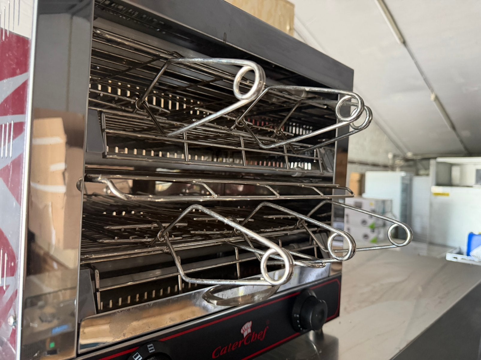 Professionele CaterChef Tostoaster / Salamander 6 Tangen RVS, Zakelijke goederen, Ophalen, Snacks