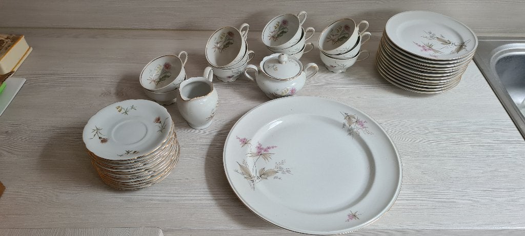 Vaisselle vintage Hutschenreiter Bavière Allemagne, Enlèvement ou Envoi