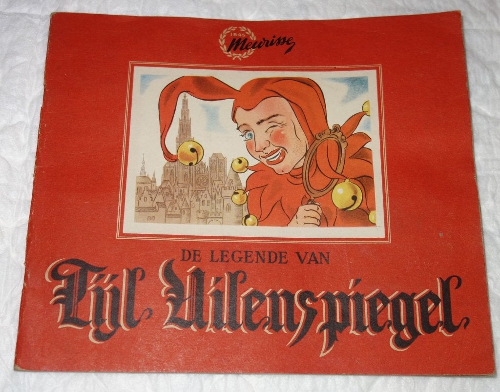Prentenalbum Tijl Uilenspiegel (Meurisse chocolade)., Enlèvement ou Envoi, Utilisé, Chocolade Meurisse, Livre d'images