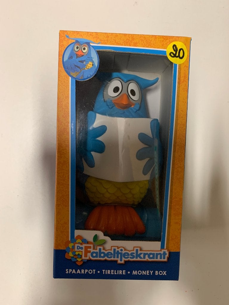 DE FABELTJESKRANT SPAARPOT MIJNHEER DE UIL, Collections, Enlèvement ou Envoi, Neuf, Figurine de Bande dessinée ou de Dessin animé