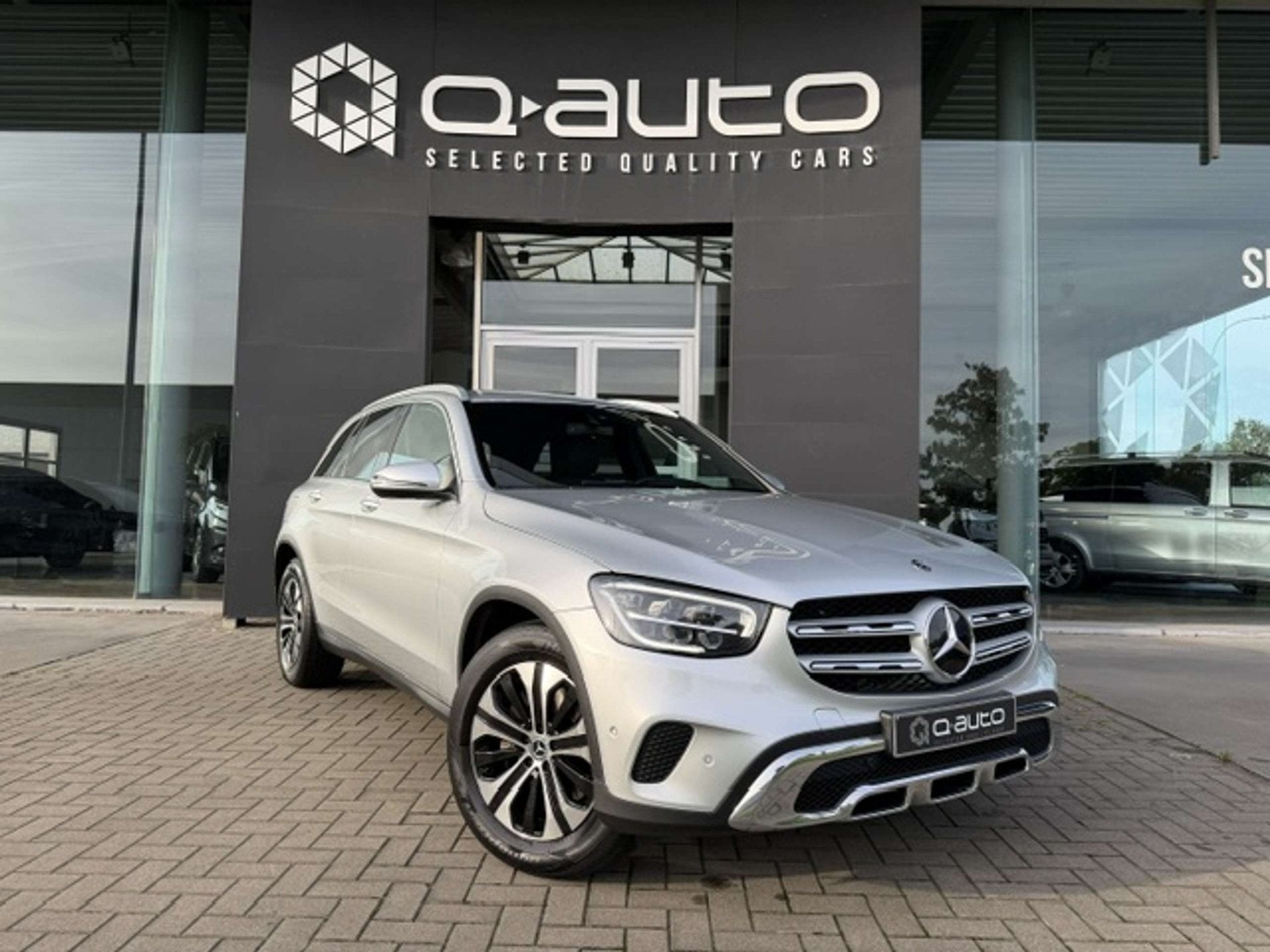 Mercedes-Benz GLC 200 4-Matic MHEV / MBUX+ / Leder / Cam / M, Autos, Argent ou Gris, Ordinateur de bord, Euro 6, Entreprise