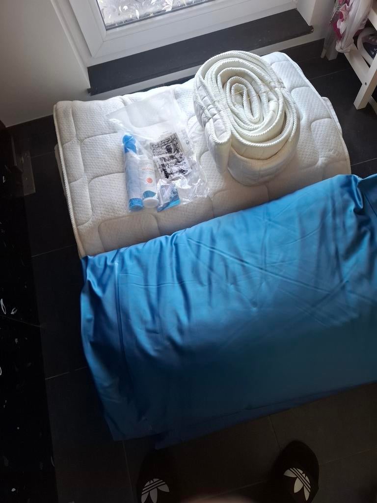 New staat! waterbed 220cm x180cm x65cm+ alle opties! 6m oud!, Ophalen, Duo-systeem, 180 cm, Gestabiliseerd