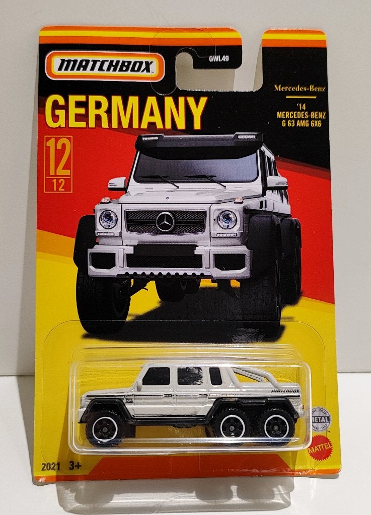 Matchbox '14 Mercedes-Benz G 63 AMG 6X6 Germany (2021), Hobby en Vrije tijd, Ophalen of Verzenden