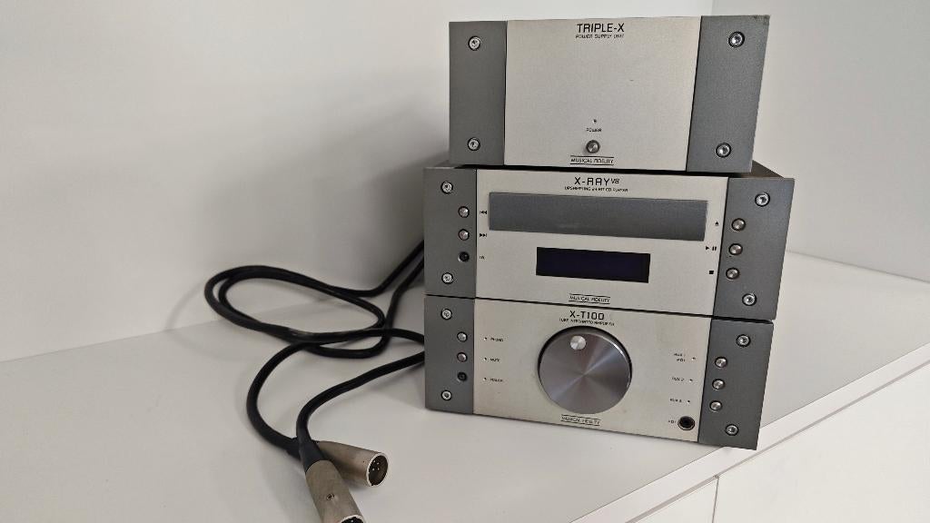 Musical Fidelity X-T100 + Triple-X – High End Hi-Fi Set, Audio, Tv en Foto, Versterkers en Ontvangers, Gebruikt, Stereo, 60 tot 120 watt