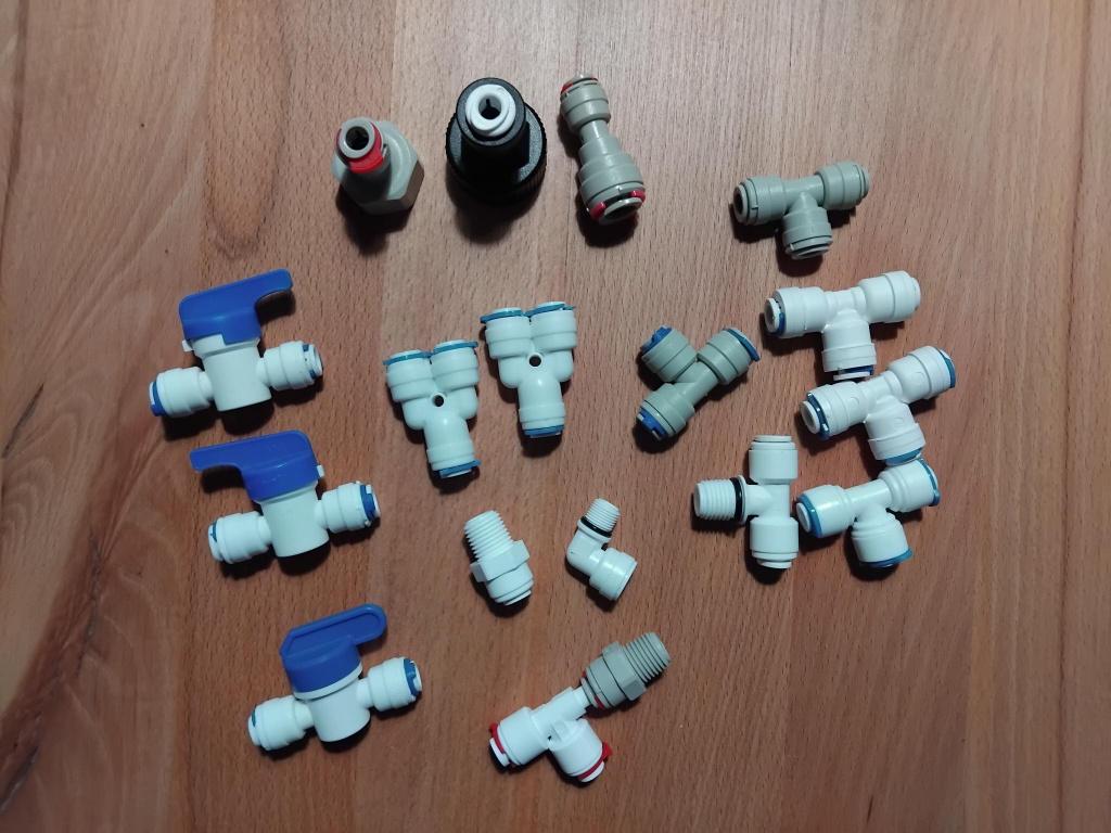 aquarium lot de vanne Té raccord osmose 1/4" pouce, Animaux & Accessoires, Enlèvement, Comme neuf