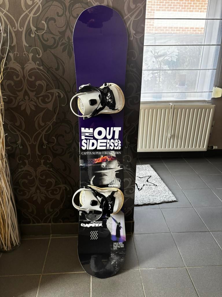 Capita snowboard (THE OUTSIDERS), Ophalen, Zo goed als nieuw, Bindingen