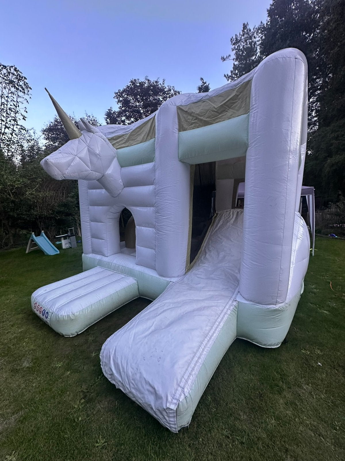 Springkasteel Unicorn JB - incl. certificaat, Enlèvement, Utilisé