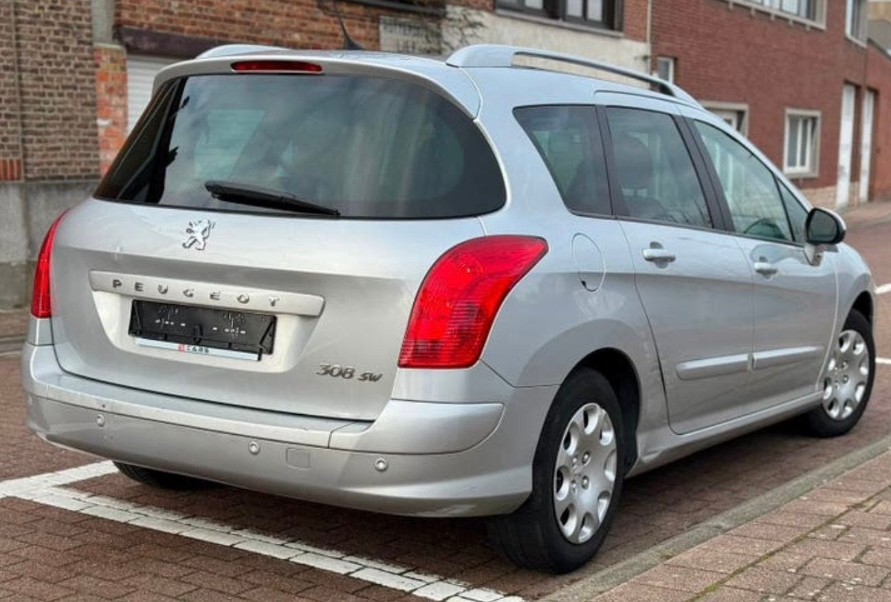 Peugeot 308 te koop – Export / Opknapper, Auto's, Stof, Zwart, 5 deurs, Particulier