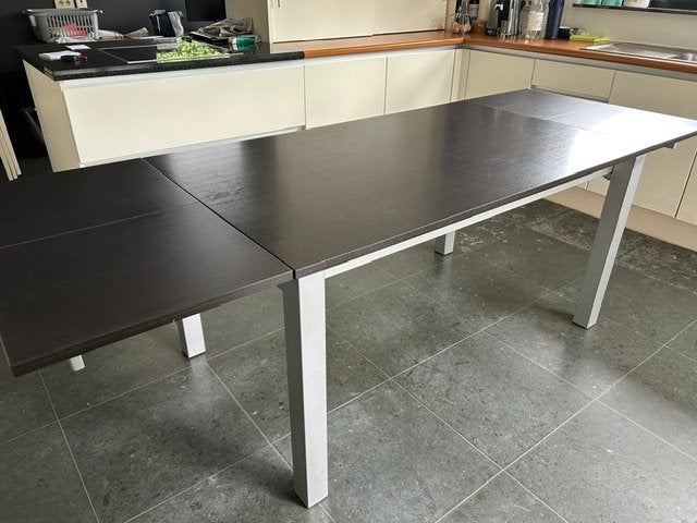TABLE DE CUISINE EXTENSIBLE, Maison & Meubles, Moins de 100 cm, 150 à 200 cm, Brun, Enlèvement
