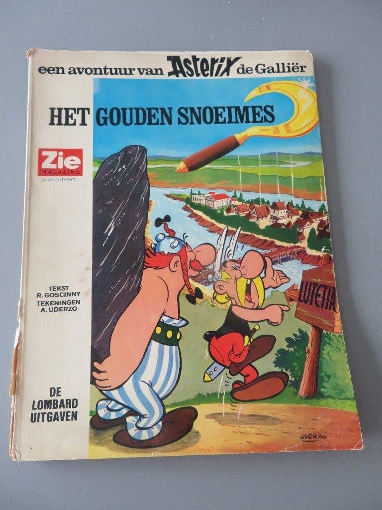 Asterix 1ste druk 1967 Rare drukkerij De Rycker Zie Magazine, Une BD, Comme neuf, Albert Uderzo, Envoi