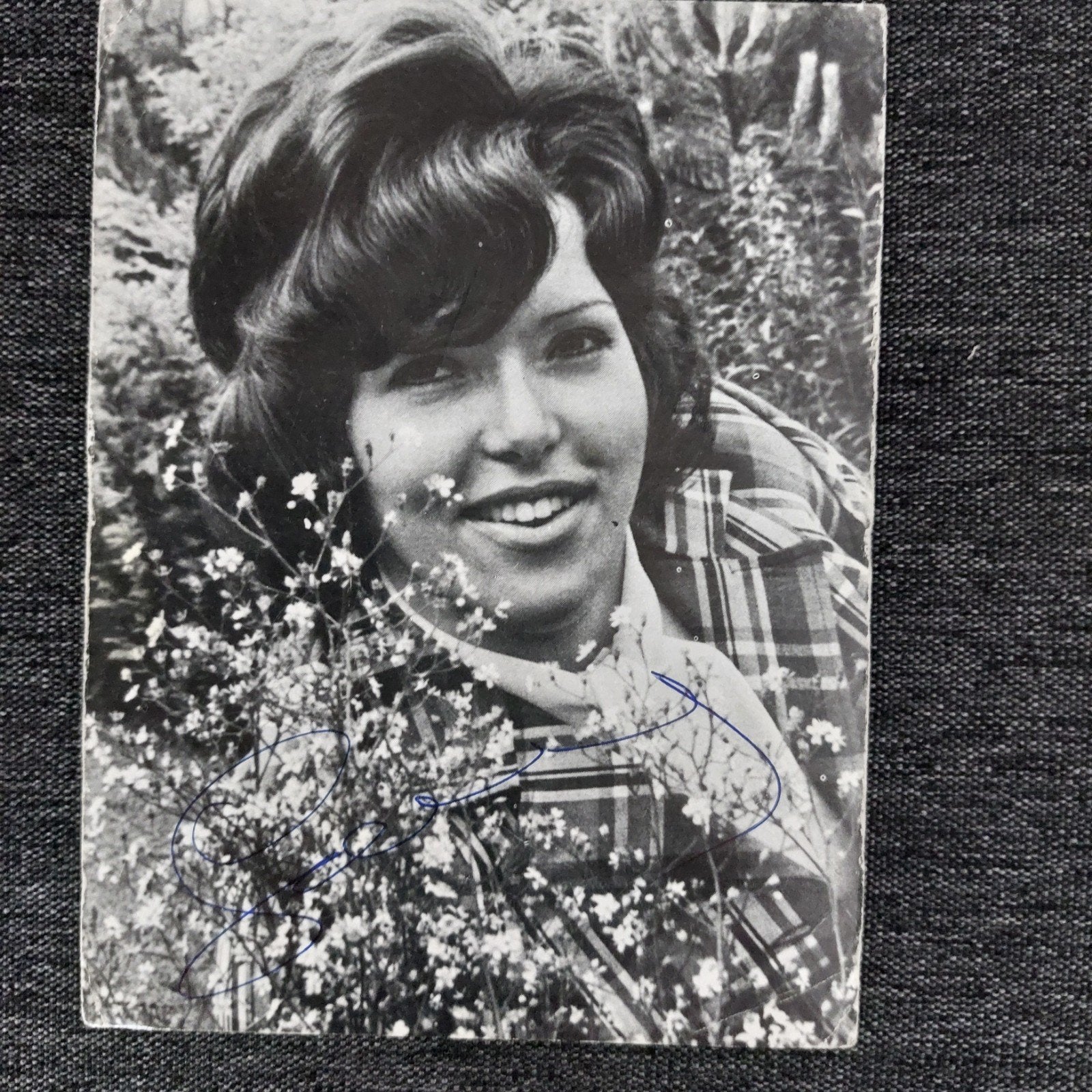 fotokaart zangeres Samantha, Ophalen of Verzenden
