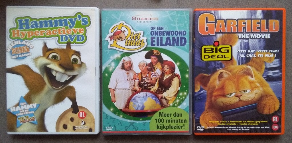DVD's voor kinderen, Enlèvement ou Envoi, Utilisé, Autres types