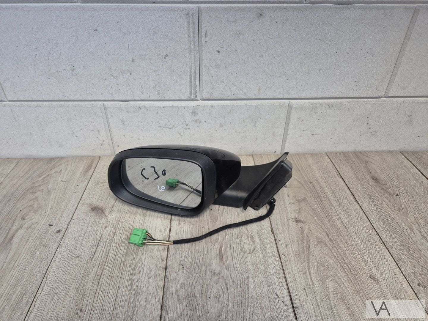 Spiegel links van Volvo C30 2006 - 2013 zwart 8 draden €150, Gebruikt, -, -, Ophalen of Verzenden