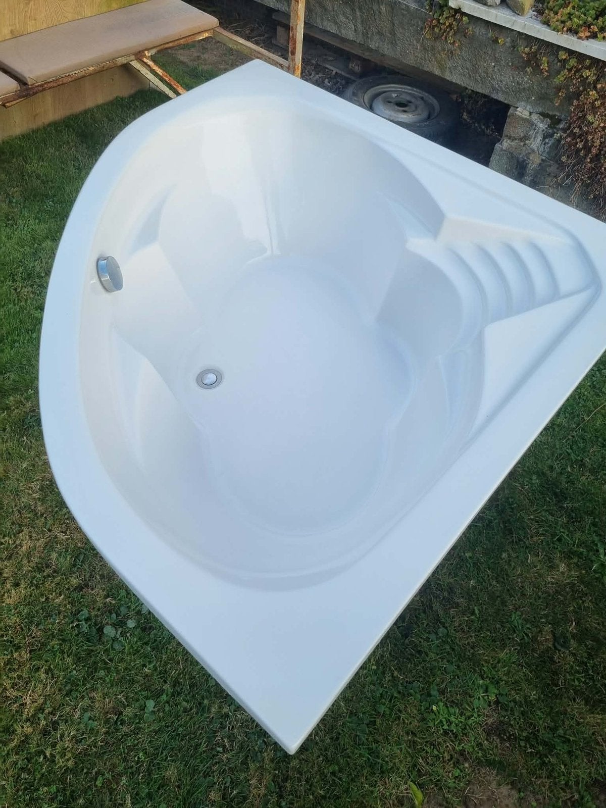 Baignoire d’angle/coin, Enlèvement, Comme neuf