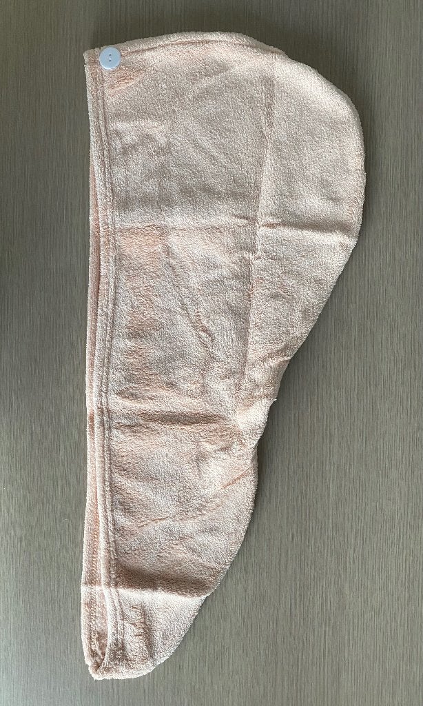 Lichtroze haarhanddoek - NIEUW, Verzenden, Nieuw, Roze, Handdoek