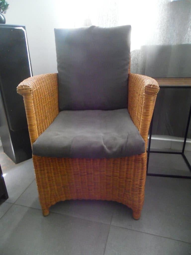 comfortabele rotan stoel, Ophalen, Gebruikt