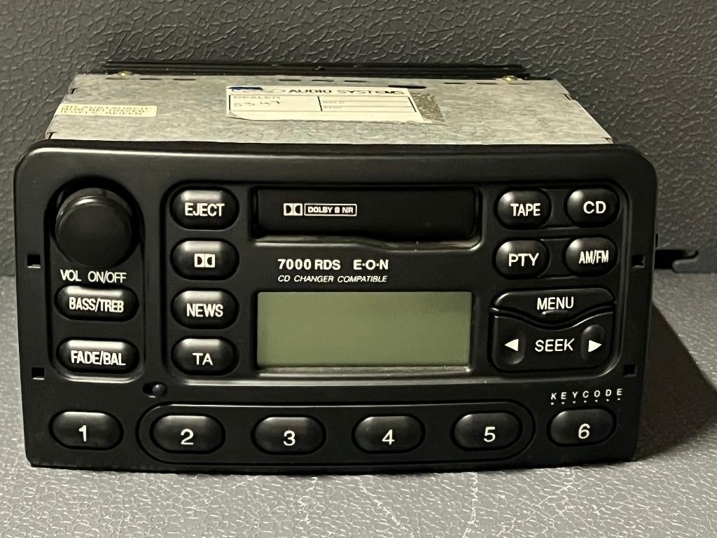OEM Ford 7000 RDS EON autoradio-cassette, Enlèvement ou Envoi, Comme neuf