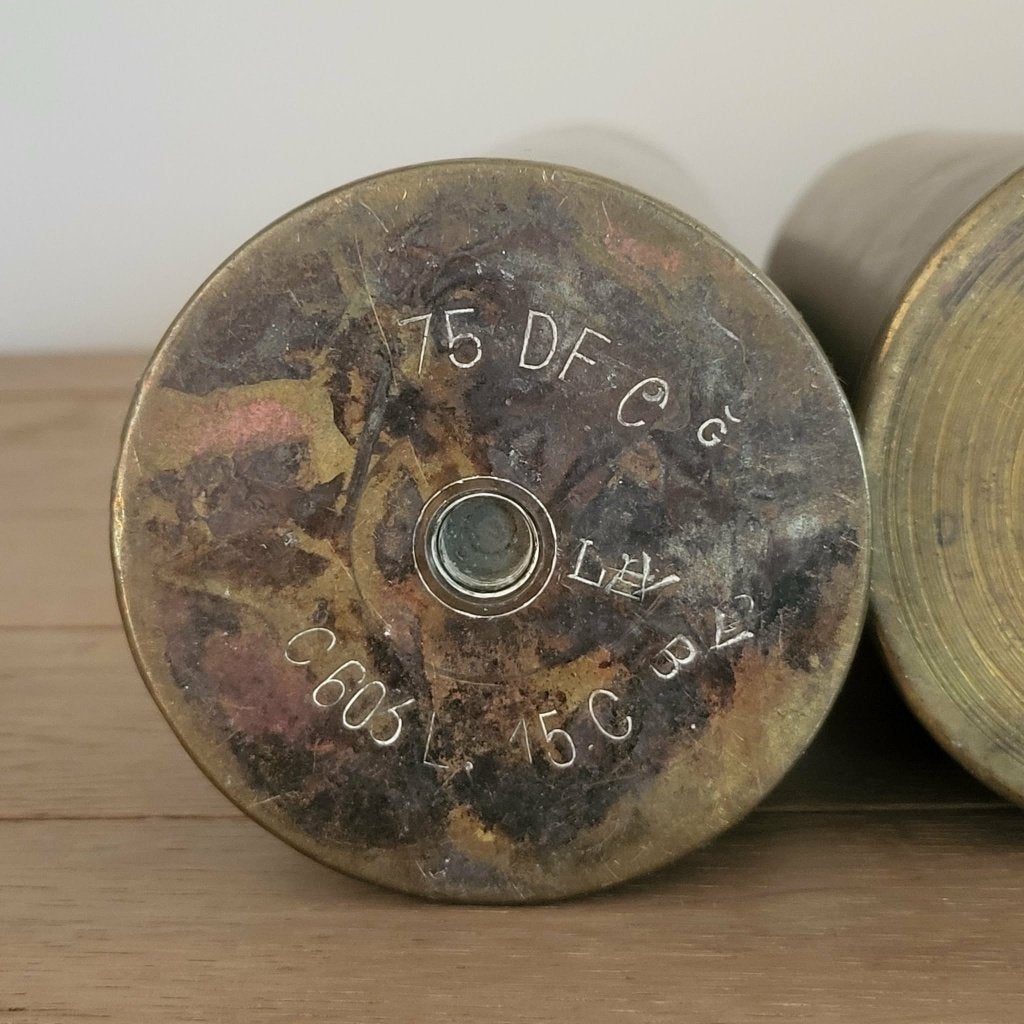 Originele WO1 Messing huls, Verzamelen, Militaria | Algemeen, Ophalen of Verzenden, Landmacht, Overige typen