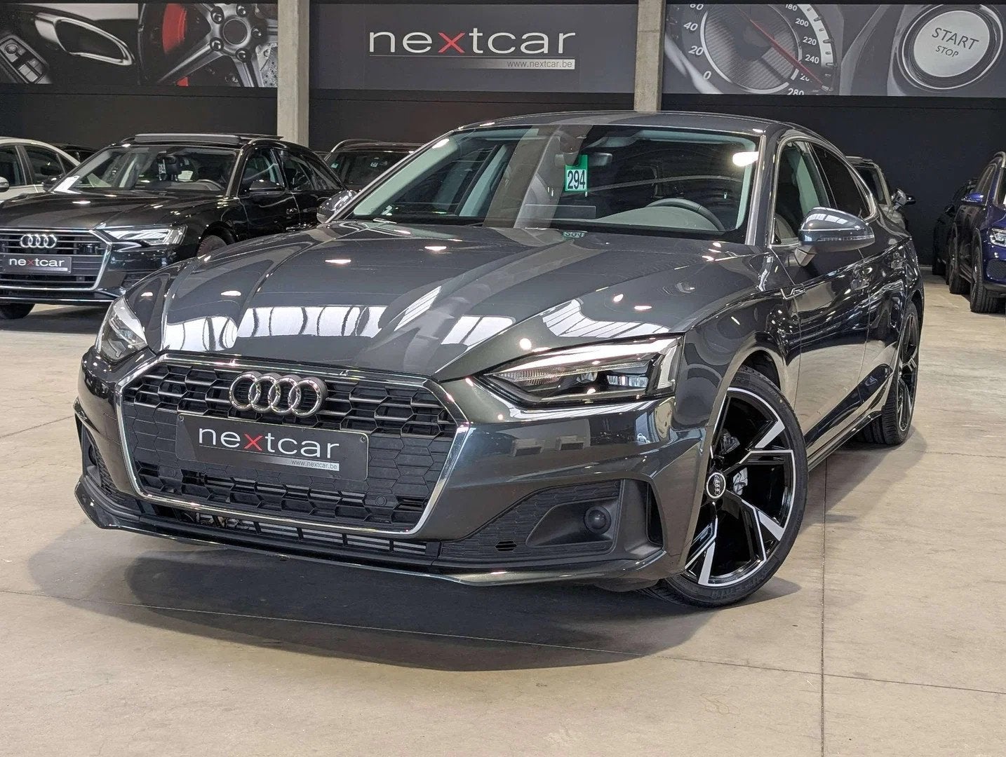 Audi A5 SB 35TFSi STronic*CUIR SPORT-MATRIX-NAVI*, Argent ou Gris, Berline, Automatique, Audi
