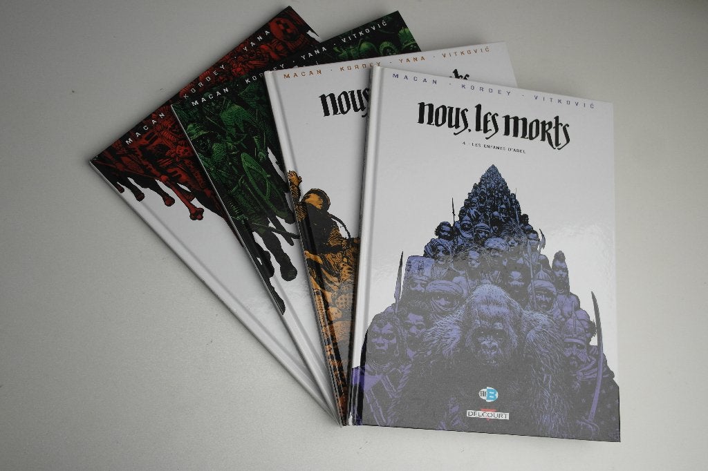 Bd NOUS, LES MORTS tomes 1 à 4 (EO état neuf) de KORDEY, Complete serie of reeks, Ophalen of Verzenden, Zo goed als nieuw, MACAN / KORDEY / YANA