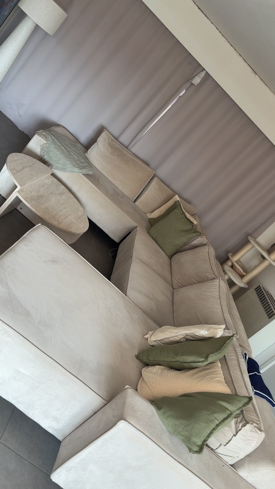 Canapé, 100 à 125 cm, 250 à 300 cm, Comme neuf, Synthétique