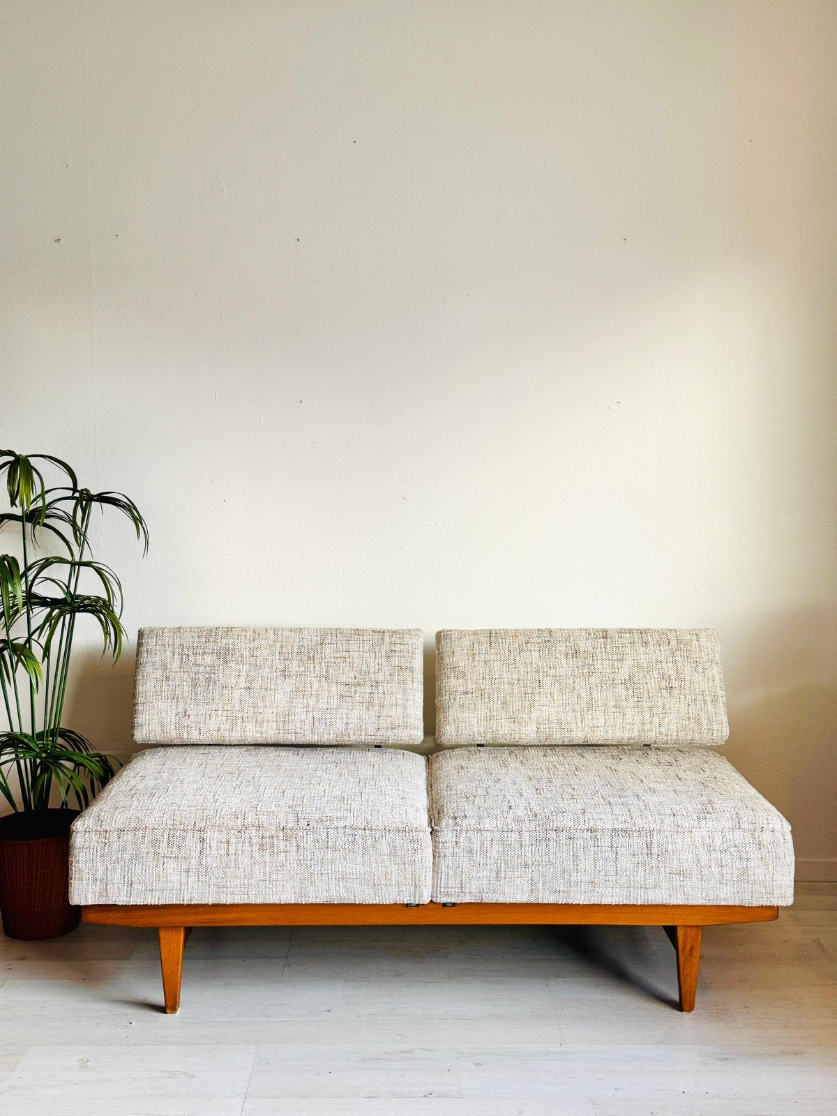 méridienne vintage « Stella » Wilhelm Knoll 1950, Maison & Meubles, 75 à 100 cm, 150 à 200 cm, Comme neuf, Enlèvement